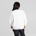 thumbnail image 2 of Women's Gameday Couture White Kansas City Chiefs Endzone Oversized Premium Drop Shoulder Sweatshirt, 2 of 5