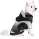 thumbnail image 2 of Fotbe Black White Fluid Sculpture Sudadera con Estampado para Perros Pequeños – Suéter con Capucha para Mascotas, Tela Suave de Forro Polar con Bolsillo-Small, 2 of 7