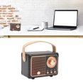 thumbnail image 1 of Altavoz Retro Con Chip Hifi, Sonido Estéreo de 360 Grados, Altavoz Vintage Portátil para El Hogar al Aire Libre, Rápido, Bajo Consumo de Energía, 1 of 7