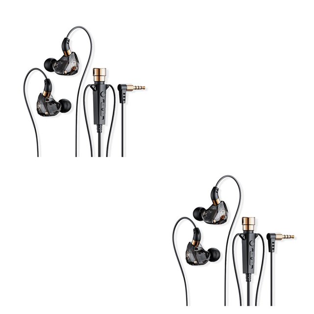 Methold Auriculares con cable 96dB 3.5mm Reducción de ruido Auriculares internos Interior Exterior Transmisión en vivo Grabación de voz Vlogging Type2 NO2