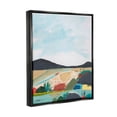 thumbnail image 3 of Stupell Industries Riverside Mountain Landscape Scene Painting Jet Black Floating Framed Canvas Print Wall Art, Design by Jan Weiss, 3 of 6