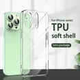 thumbnail image 2 of HEVIRGO Mobile Phone Case Anti-drop Wear-resistant Anti-scratch Shockproof Dust-proof Full Protection Soft TPU Clear Transparent Phone Protective Back Cover for iPhone 14 13 Pro Max Mini, 2 of 10