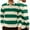 A-Green89, variant on XIAOCHA Mens Striped Polo Shirt Long Sleeve Half Zip Top Classic Casual Rugby Pullover