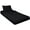 Black, variant on College Dorm 100% Jersey Knit Cotton Twin Extra Long Sheets 4 Piece Set (White)