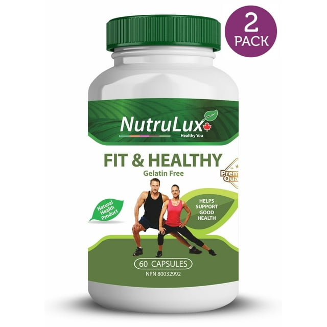 Fit & Healthy ( 10 mg Vitamine B12 ) Capsules Sans Gélatine Halal (Lot de 2)
