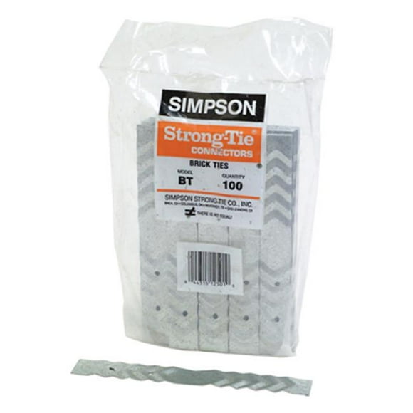 BT-R100 22 Gauge Brick Ties, 100 Pack