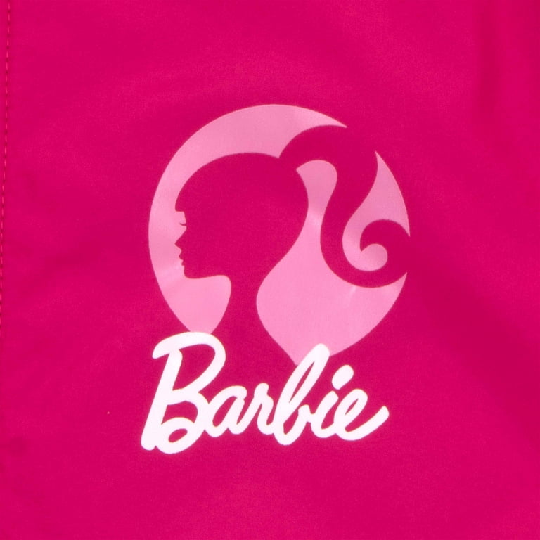 Barbie Girls Bomber Jacket, Zip-Up Bomber Jacket for Girls, Girl Power  Outerwear Sizes (4-16)