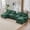 Green, variant on Villeston 126.77" U-Shaped Cloud Sofa With Chaise Lounge, Chenille Sofa With Wireless Charging, Bluetooth Speaker, Two Cup Holders, Storage Drawer, Suitable For Living Room,Green