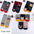thumbnail image 2 of AMITOFO Cat Socks Womens Cute Animal Ankle Socks Novelty Funny Crew Sock Ladie Girls Soft Cotton Quarter Socks, 5 Pairs, 2 of 7