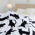 thumbnail image 6 of Cat Blanket Animals Pet Pattern Throw Blanket Cat Lover Gifts Flannel Soft Warm Cozy Fuzzy 50"x60" Throw for Kids and Adults (50" X 60", Cat 4), 6 of 6