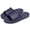 Navy, variant on Shower Shoes for Women Men, Quick Drying Non-Slip Bath Slide Shower Sandals with Drain Holes, Black