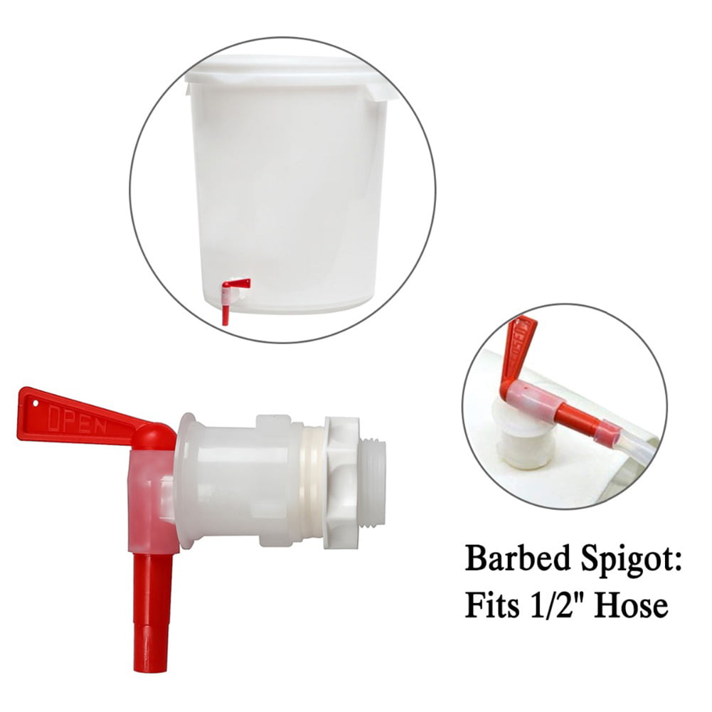 3/8'' Home Brewing Making Water Tap Faucet Spigot Valve Plastic For Beer Wine~ 
