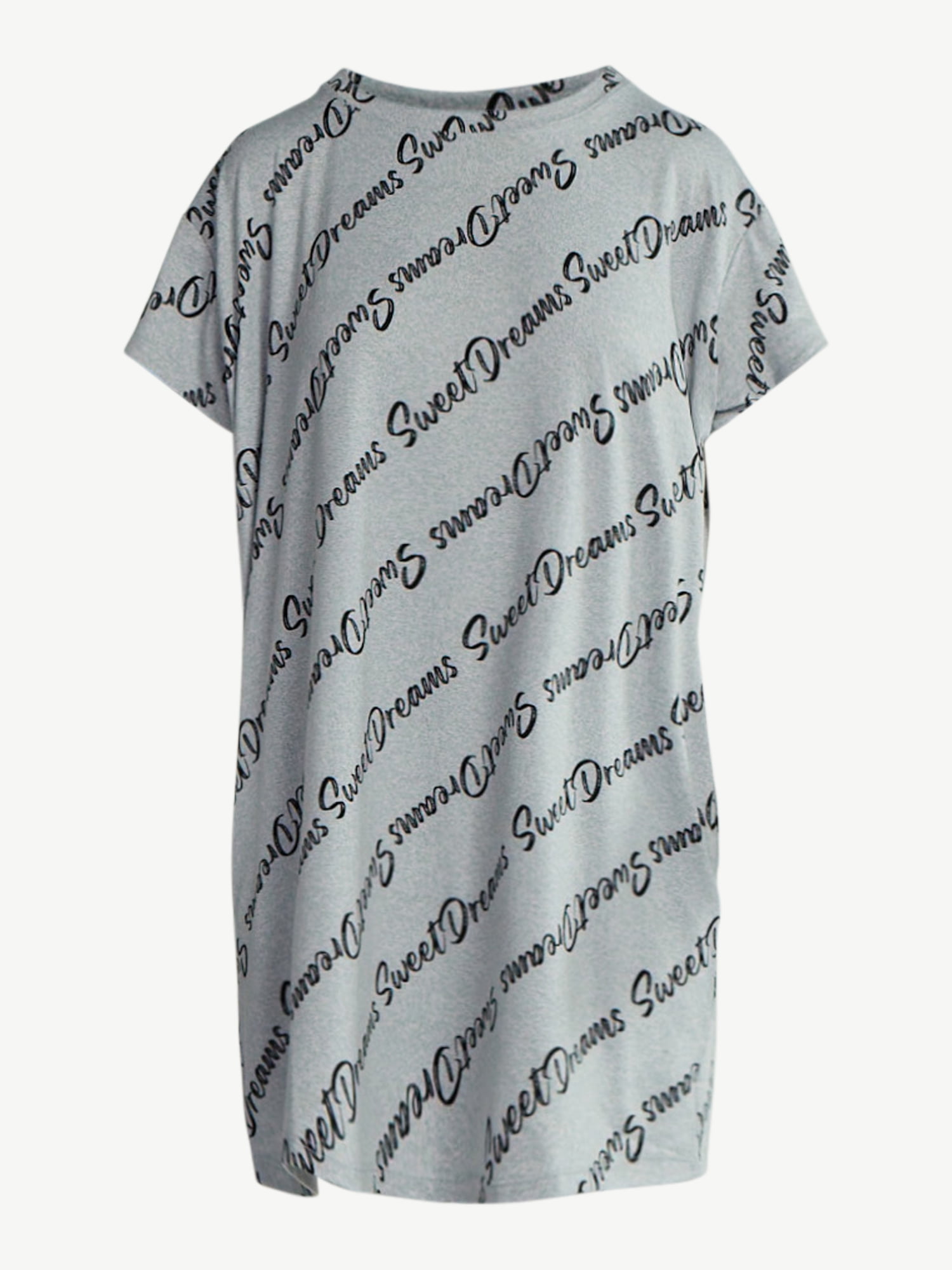 Joyspun Women's Dreamy Soft Collection Sleepshirt with Short Sleeves, Sizes S/M-2X/3X