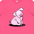 thumbnail image 4 of Inktastic Sitting Pig Youth T-Shirt, 4 of 5
