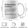 thumbnail image 6 of Funny Coffee Mugs for Coworkers,Boss Mug,Difference Maker Coffee Mugs 11 Ounce,Funny Boss Coffee Mug Cups,Thank You Appreciation Gift For Teacher Boss Leader Coworker, 6 of 6