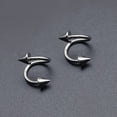 thumbnail image 5 of 2Pcs S Shape Lip Ring Stainless Steel Lip Piercing Ring Punk Stud Ear Stud Ring Earings Body Piercing Jewelry Set FJH, 5 of 5