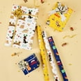 thumbnail image 4 of A house of tools Dog Wrapping Paper Rolls - 3 Rolls 17" x 120" Doggy Boys Wrapping Paper Rolls Puppy Gift Wrap Paper Kids Birthday Gift Packign Holiday Supply Short Roll Mini Roll with Cutting Line, 4 of 14