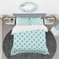 thumbnail image 2 of Designart 'Retro Ornamental Pattern I' Mid-Century Modern Duvet Cover Set, 2 of 4