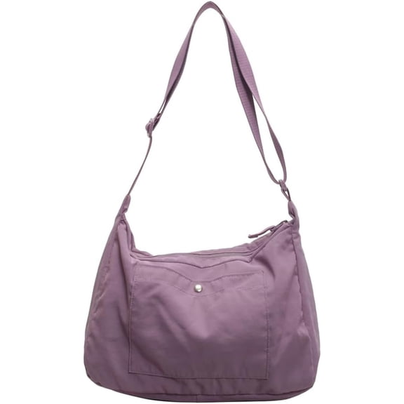 Zhengup Canvas Casual Messenger Bag Hobo Crossbody Bag Canvas Shouder Tote Handbag for Women