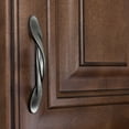 thumbnail image 3 of GlideRite 3 in. Center Twisted Cabinet Pull Hardware Handle, Satin Pewter, Pack of 5, 3 of 5