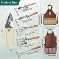 thumbnail image 2 of Garden Tool Set, Qissep 12 Piece Stainless Steel Heavy Duty Gardening Tools Set with Ergonomic Handles & Durable Organizer Handbag,Ideal Gardening Gifts for Mothers, Father,Gardener, Beginners, 2 of 7