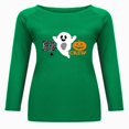 thumbnail image 2 of T-shirts Halloween Manches Longues pour Femmes Blouse Décontractée Pull-Overs, 2 of 2