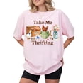 thumbnail image 4 of Take Me Thrifting Vintage Aesthetic T-Shirt – Cottagecore Thrift Lover Graphic Tee, Cute Retro Shirt Gift for Women, 4 of 6