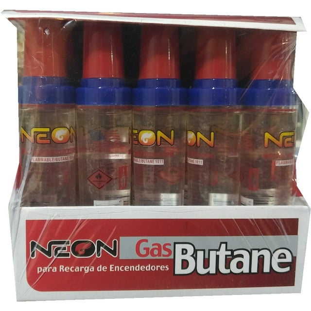 NEON BUTANE LIGHTER FLUID 20 PACK 18ML