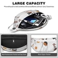 thumbnail image 4 of Fanny Pack Halloween Dogs in Ghost Costumes Waist Pack Bag,Running Cross Bag,Waterproof Large Fanny Packs for Women Men for Travel Running Hiking Cycling, 4 of 6