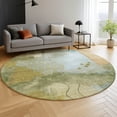 thumbnail image 6 of Addison Rugs Mayfield Premium Machine Washable Transitional Modern Green Round Rug, 8' x 8', 6 of 6