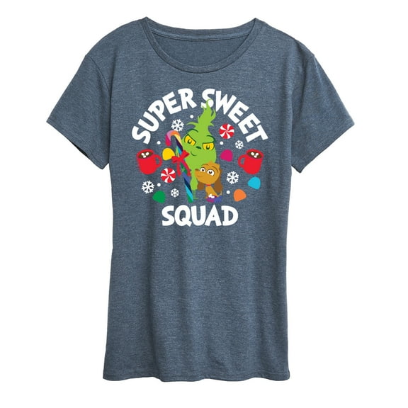 Dr. Seuss The Grinch - Little Grinch - Super Sweet Squad - Women's Short Sleeve Graphic T-Shirt