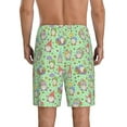thumbnail image 3 of Fotbe Spring Gnomes Pajama Shorts for Men, Men's Pajama Bottoms, Sleepwear,Short Pajama Pants-3X-Large, 3 of 9