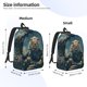 thumbnail image 2 of Fotbe Starry Sky Meditating Lion Mochila de Lona con Estampado, Mochila Duradera, Mochila Versátil de Alta Calidad, Mochila Compacta Vintage-Small, 2 of 5