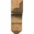 thumbnail image 2 of Ekena Millwork 6"W x 18"D x 18"H Imperial Craftsman Rough Sawn Bracket, Western Red Cedar, 2 of 13