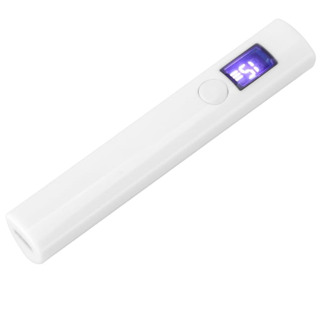 Sonew Handheld Gel Nails Light, Portable Nail Dryer Lamp for Travel Home, USB Rechargeable Linear Shape, UV Curing Nail Polish, Acupressure Function, High Power 3W