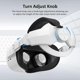 thumbnail image 3 of Correa para la cabeza Elite Compatible con Oculus Quest 2, accesorio ajustable, reduce la presión de la cabeza, comodidad para juegos VR, 3 of 5