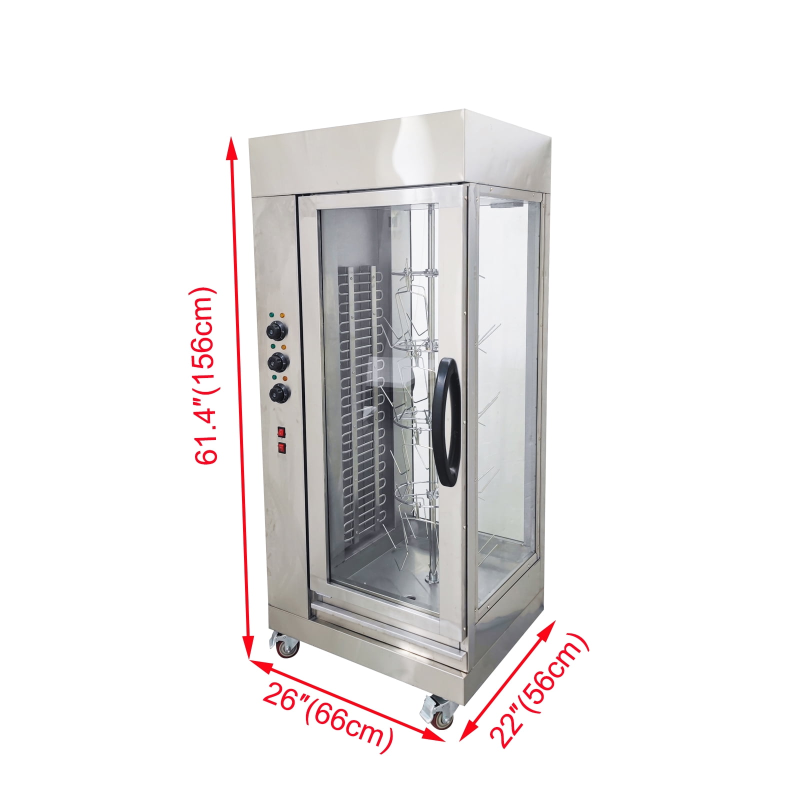 Electric Chicken Rotisserie Machine Rotary Chicken Roasting Oven 220V