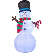 Bonhomme de neige gonflable de Noël de 7 pieds avec couleur