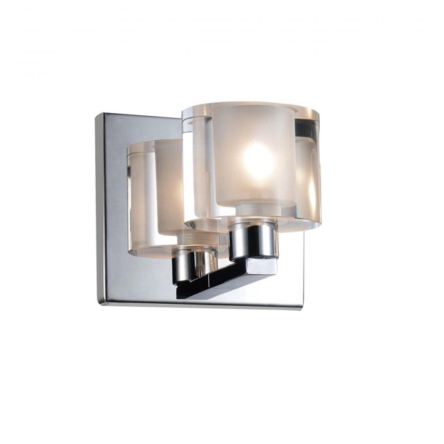 CWI Lighting Tina Collection Applique Murale 1 Lumière Fini Chrome