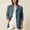 Navy, variant on Suede Jackets for Women Notch Button Closure Long Sleeve Vintage Solid Color Trendy Casual Jacket for Daily Wear Navy XL