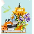 thumbnail image 5 of GZBrick Trendy Shoes Building Sets Compatible with Lego Flowers for Adults Girls 836PCS Orange, 5 of 7