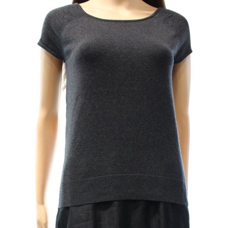 - Lauren Ralph Lauren NEW Gray Heather Women's Size Large L Knit Top Silk