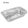 thumbnail image 3 of Unique Bargains 6.5' x 4.3' Aluminum Foil Pans, 13.5oz Disposable Trays Containers 12 Pack, 3 of 5