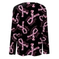 thumbnail image 5 of Lroveb Breast Cancer Awareness Shirts for Women T Reast Support Shirt Pink Ribbon Graphic Tees Black, 5 of 5