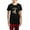 With Red Plaid Pant, variant on CafePress - Chi Aboutmebk Pajamas - Women's Short Sleeve Print T-Shirt and Pants Dark Cotton Pajama Set