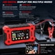 thumbnail image 4 of Cargador de Batería para Auto, Colorido Cargador Inteligente de 12V 8A con Goteo, Mantenedor de Batería Automotriz de 12V Desulfatador con Compensación de Temperatura para Auto, Camión, Motocicleta,, 4 of 8
