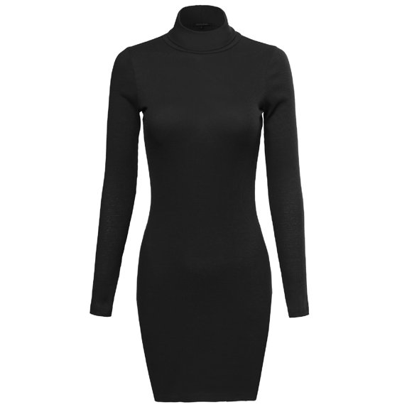 FashionOutfit Women's Basic Lightweight Thermal Turtleneck Top