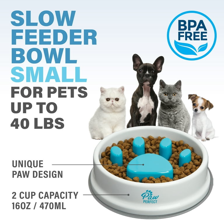 Pet Plastic Slow Feeding Bowl Pet Bowl Products Dog Feeder Slow