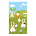 thumbnail image 1 of 1Pc Easter Toss Game Flag Egg Bunny Pattern Hanging Flag Easter Sandbag Flag, 1 of 8