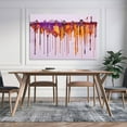thumbnail image 5 of Colorful Abstract Background Painting Featuring Drips Of Purple And Orange Poster Decorative Painting Canvas Wall Art Living Room Posters Bedroom Painting,Unframe-style,16x24inch(40x60cm), 5 of 8